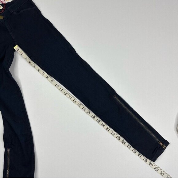 Current/Elliott NWT Blue Denim Quiet Luxury The Cropped Ankle Legging W26/L29 - Picture 10 of 11